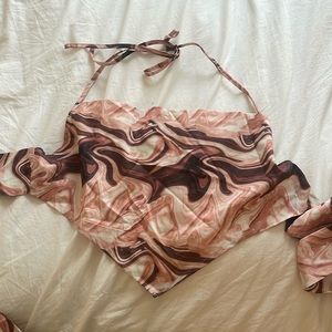 Open back going out top